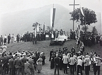 Messe beim Kriegerdenkmal ca. 1953